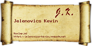 Jelenovics Kevin névjegykártya